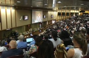 
Konferencja „Laudato si’. Ratunek dla naszego wspólnego domu i przyszłość życia na Ziemi”. Fot. Piotr Abramczyk
