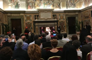 Spotkanie z papieżem Franciszkiem. Fot. Piotr Abramczyk