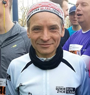 Jacek przed startem