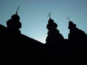 Cerkiew oznacza po staropolsku kościół. Ilość kopuł świątyni jest zmienna i ma określone znaczenie symboliczne. Fot. Dagmara Stanosz