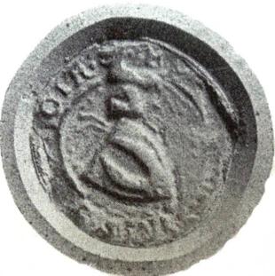 Pieczęć Franza (Franciszka) z Wilczyc z 1287 r., w: W. Fronczak, Herb Prus II zwany Wilczymi Kosami do początku XVI wieku, Starowa Góra 2021