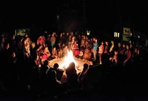 Baśń o poszukiwaczach krainy Szangri-la podczas Festiwalu Heart & Mind 2014. Fot. Bartosz Sabela