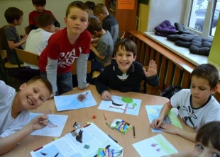 
Lekcje prowadzone w jednej ze szkół podstawowych w Cieszynie. Fot. Grzegorz Ptak
