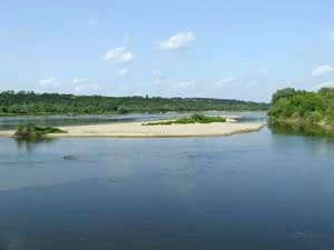 
Wisła pod Kazimierzem, rzeka prawie dzika - nie dała się nam okiełznać, gdyby tylko było to łatwiejsze, dawno wyglądałaby inaczej. Fot. Andrzej Jermaczek
