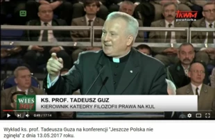 
Tadeusz Guz przemawia w Toruniu

