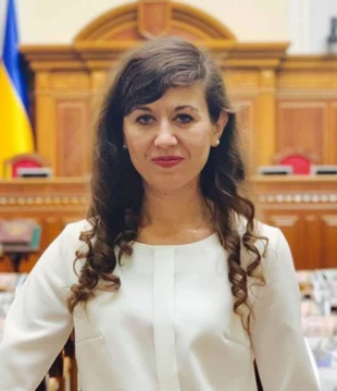 
Julia Owczynnykowa, deputowana Rady Najwyższej Ukrainy. Fot. Z profilu FB Julii Owczynnykowej
