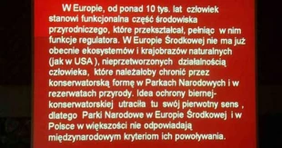 Góra: Slajd z prelekcji profesora R. Poznańskiego