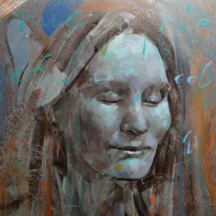 Portret Justyny Koronkiewicz autorstwa Renaty Brzozowskiej