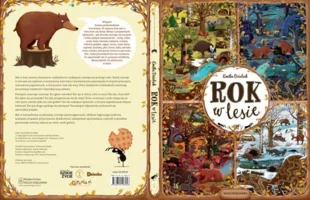 „Rok w lesie” – okładka książki Emilii Dziubak