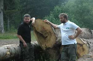 Paweł Średziński, Radosław Michalski. Fot. Fundacja Dziedzictwo Przyrodnicze, WWF Polska