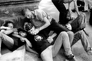 Obóz antynuklearny 2000. Fot. Archiwum Ecodefence