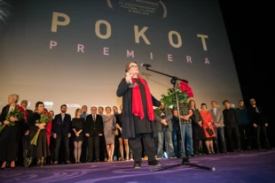 Premiera filmu „Pokot” w Warszawie, 28 lutego 2017 r. w kinie Atlantic. Fot. Franciszek Mazur, materiały od Next Film