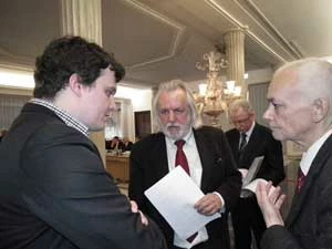 Dawid Sześciło (ClientEarth), K. A. Worobiec, prof. M. Kulesza – doradca Prezydenta RP do spraw samorządów. Fot. Marek Broniarek