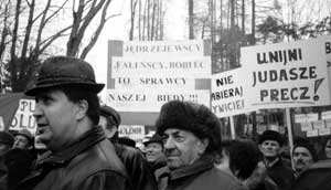 Akcja społeczności lokalnej przeciw poszerzeniu PN. Fot. Marcin Korniluk