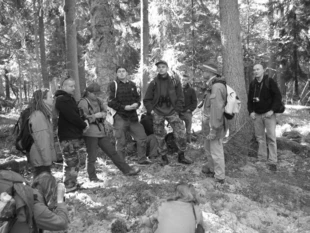 W Białowieży. Fot. Adam Będkowski