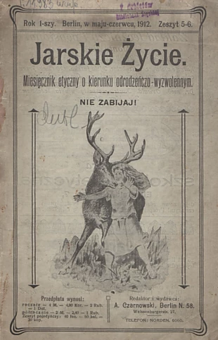 „Jarskie Życie” okładka wydania z roku 1912