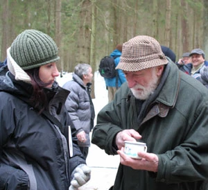 
Prof. Strumiłło nad Rospudą. Fot. Radosław Ślusarczyk
