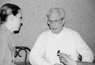 Francois Van Meulebeke podczas rozmowy z Joanną Matusiak. Fot. Krzysztof Mazurkiewicz