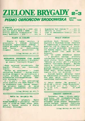 Jedna z okładek z roku 1989