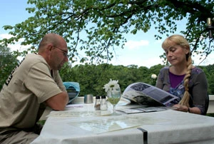 
Nina Witoszek i Albert Rubacha podczas wywiadu. Fot. Eliza Szafert
