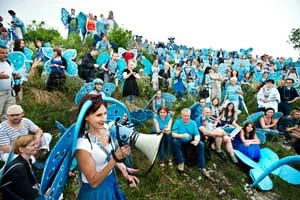 
Cecylia i modraszki na Zakrzówku. Fot. Bogdan Krężel
