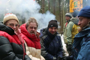 Państwo Gwiazdowie z prowadzącymi wywiad. Fot. Małgorzata Znaniecka