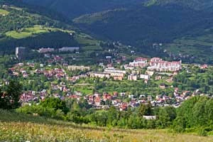 
Szczawnica, widok z grzbietu Małych Pienin. Fot. Marcin Karetta
