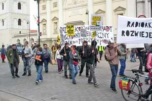 
Demonstracja Inicjatywy Antynuklearnej, Warszawa. Fot. Lech „Lele” Przychodzki
