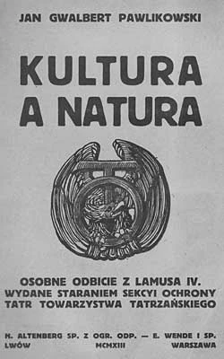 
„Kultura a natura” – wydanie z 1913 roku
