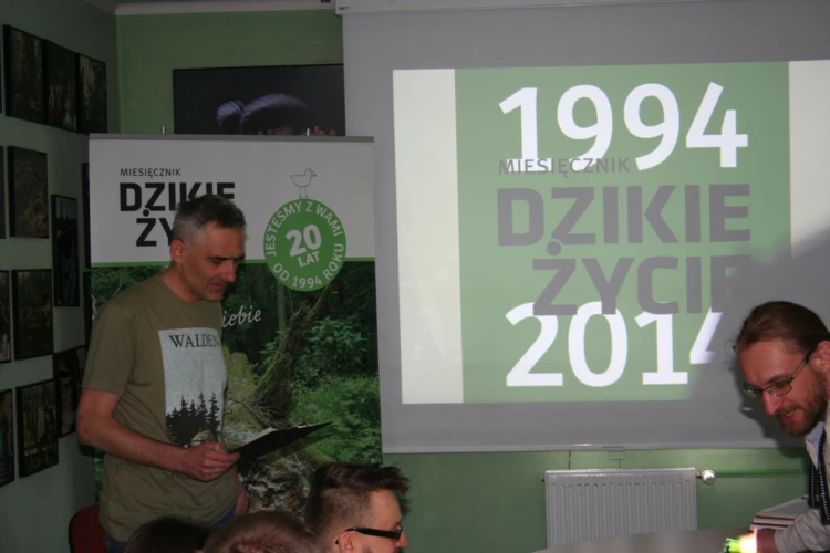 Otwarcie jubileuszu 20-lecia. Naczelny przekazuje pozdrowienia od nieobecnych współpracowników Dzikiego...
