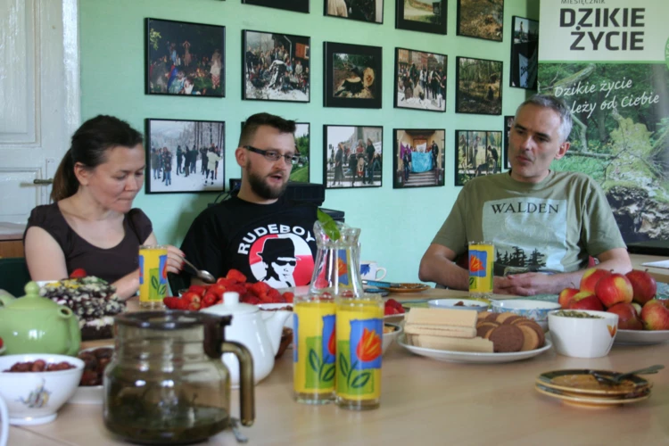 Karolina Bielenin-Lenczowska, Remigiusz Okraska, Grzegorz Bożek podczas dyskusji na temat kondycji dziennikarstwa...